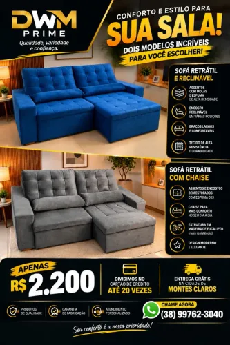 Sofá disponível 