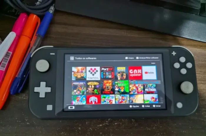 Nintendo Switch Lite desbloqueado com lojinha Impecável destravado