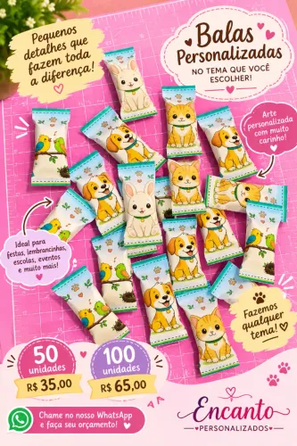 Balinhas personalizadas