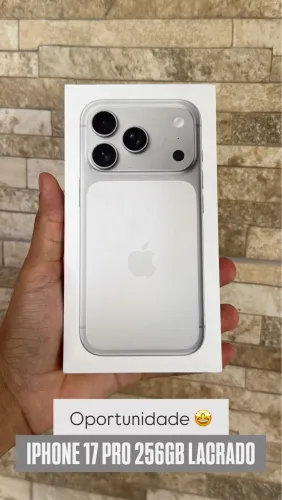 IPHONE 17 PRO BRANCO 256GB LACRADO ?