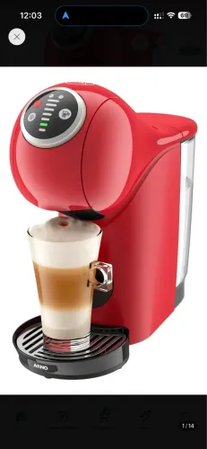 Arno Nescafé Dolce Gusto Genio S/Genio S Plus vermelha