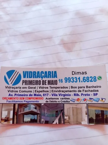 Vidraçaria primeiro de maio