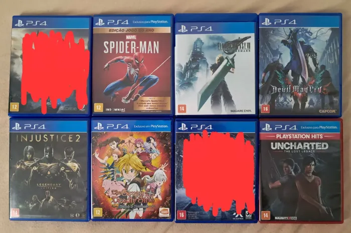 Jogos de PS4 (EM EXCELENTE ESTADO)