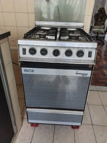 Fogão Brastemp 4 bocas para gás encanado