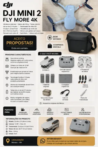 DJI Mini 2 Fly More 4k
