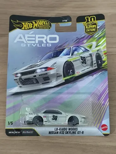 Hot Wheels Premium Car Culture Aéro Styles - LB-Kaido Works Nissan R32 Skyline GT-R