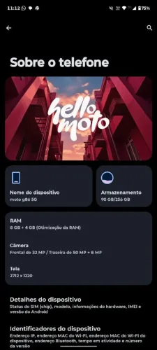 Celular Motorola g86 / 256G