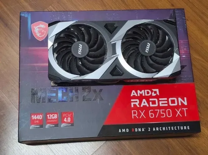 Placa de Video AMD RX 6750 XT 12GB MSI MECH 2X Sem Detalhes