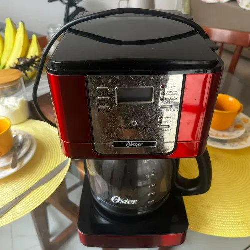 Cafeteira Oster Programável Vermelha - Para Conserto