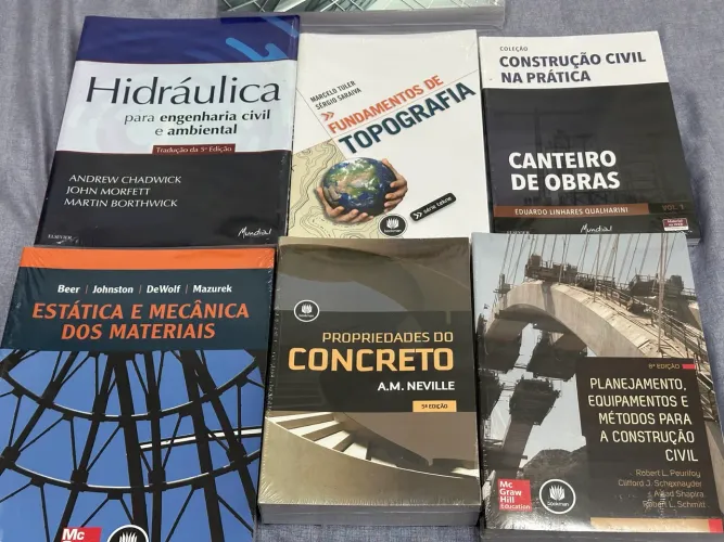 Kit Livros Engenharia Civil