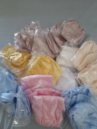 Tocas de cetim lote 25 unidades