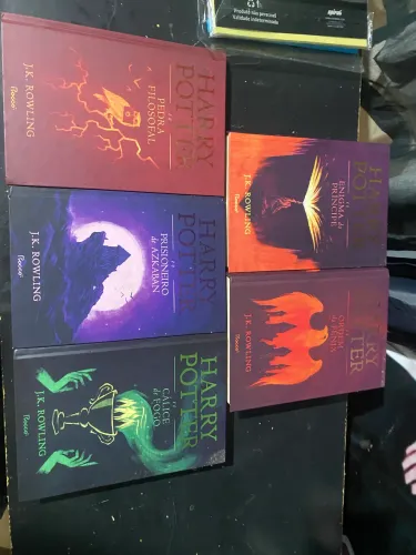 5 livros da Saga Harry Potter