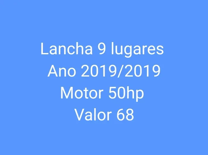 Vendo lancha top