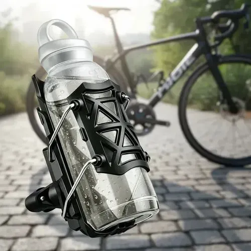 Suporte ajustável para garrafa e copo de moto e bike