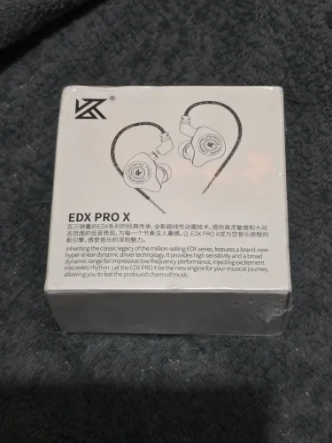 Fone de ouvido KZ edx pro x Crystal sem mic