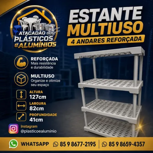 Estante multiuso reforçada