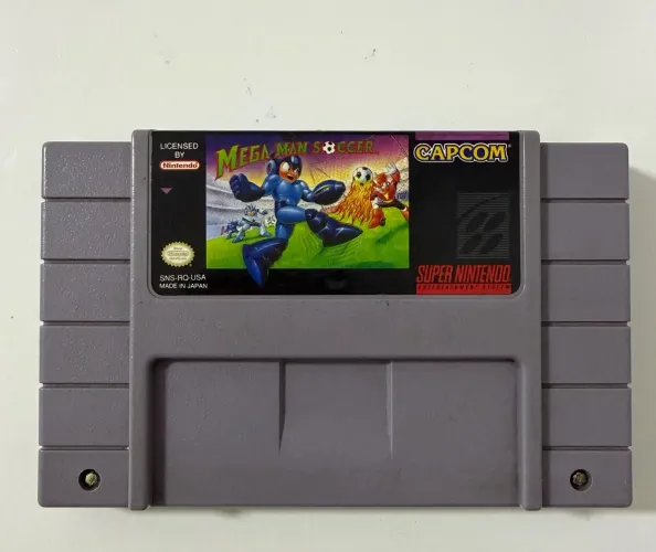 Cartucho Mega Man Soccer SNES Super Nintendo (Original Americano)