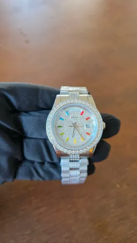 Relógio Rolex Day-Date cravejado