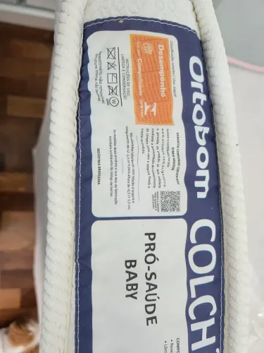 Colchão de Berço Ortobom Pró-Saúde Baby - Pouquíssimo uso | Excelente estado