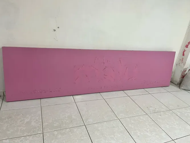 Placa faixada em ACM