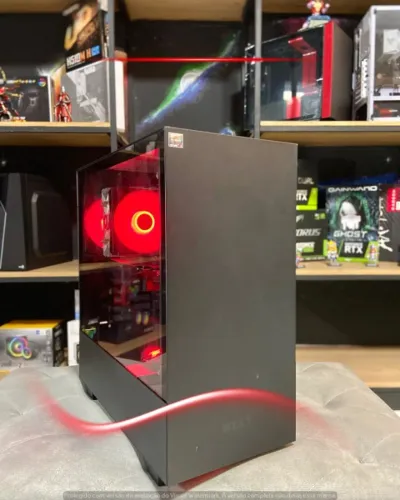 Computador Gamer Ryzen 5 3600X, 16GB RAM, SSD 240GB, RX 570, Gabinete NZXT, Fonte 550W