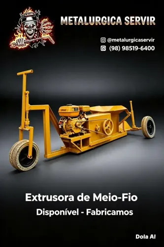 FABRICAMOS EXTRUSORA DE MEIO-FIO