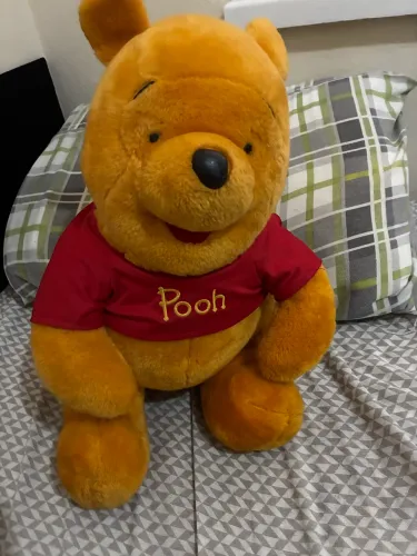 Pelúcia ursinho pooh/puff antiga 