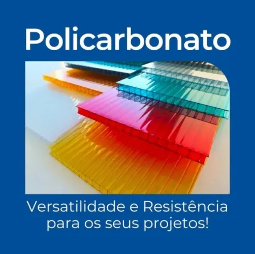 CHAPA DE POLICARBONATO NA PROMOÇÃO