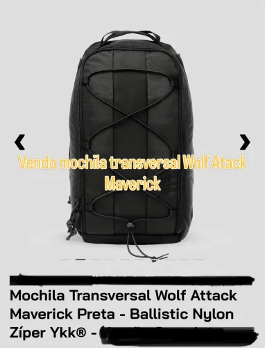 Vendo mochila Wolf Attack Maverick