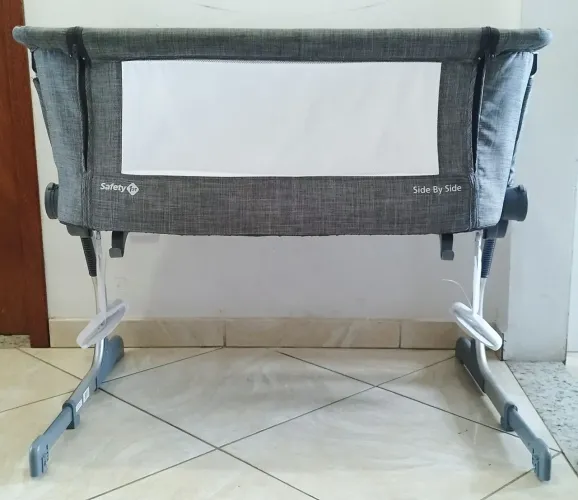 SUPER COMBO! Berço Safety 1st Side by Side + Carrinho de bebê Cosco