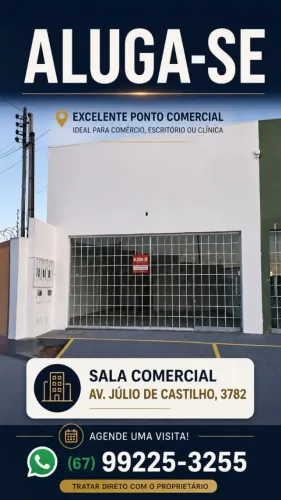 SALA COMERCIAL PARA LOCAÇÃO - Av. Júlio de Castilho, 55 m²
