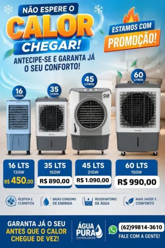 Climatizadores de 16 a 125 lts