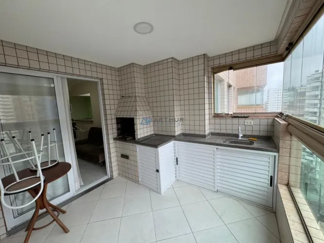 Apartamento à venda em Praia Grande com 1 dormitório suíte no bairro da Aviação