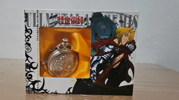 Anime Relógio de bolso fullmetal alchemist funciona com bateria novo