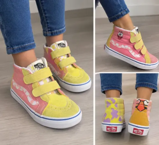 Tênis infantil vans do bob esponja