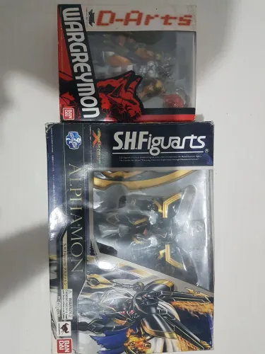Digimon alphamon s h figuarts e metalgreymon d arts bandai