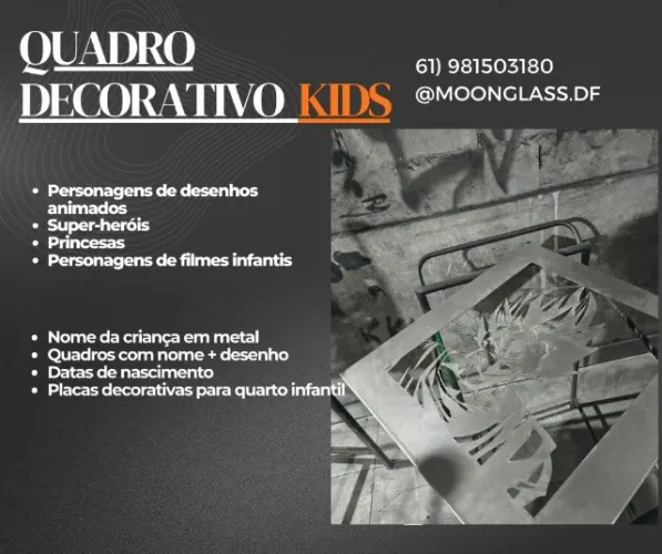 quadro decorativo kids - pronta entrega