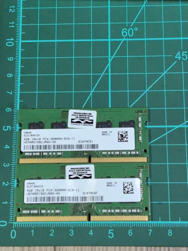 Memória RAM Para Notebook DDR4 2x4gb total 8gb 3200Mhz