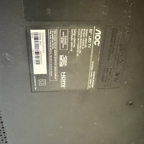 Tv AOC 50 polegadas modelo LE50D1452 tela quebrada 