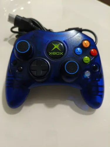 Controle Xbox Clássico edição Halo 2 original 
