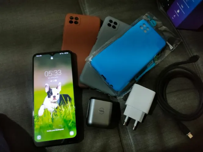 Samsung a22 5G baratinho tá top 