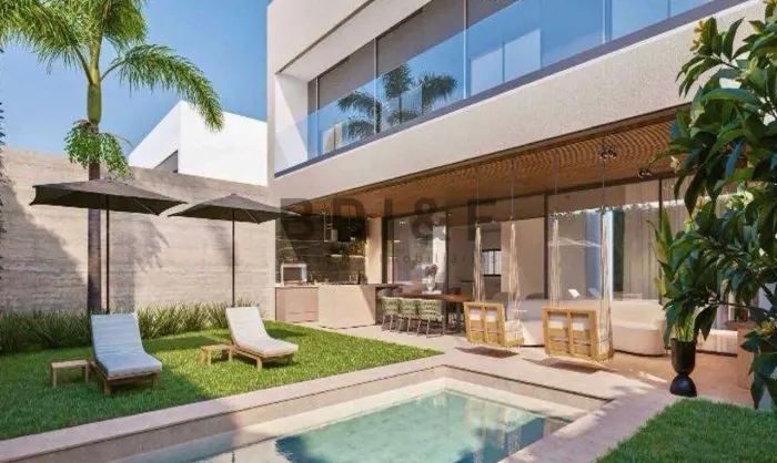 Casa à venda em condomínio Clube no Alto da Boa Vista com 4 suítes e piscina privativa