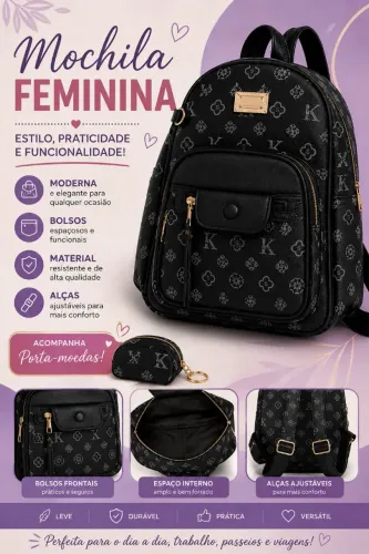 Mochila feminina