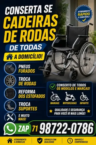 Conserto de cadeiras de Rodas