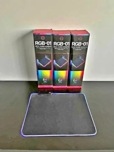 Mouse Pad Gamer 25cm x 30cm Led Rgb - FAÇO ENTREGA