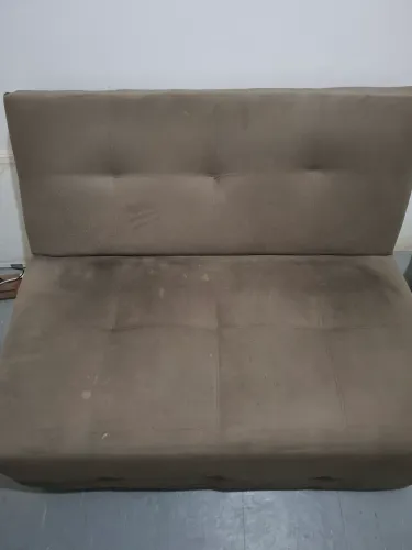 Sofá-Cama Casal Marrom (Desapego)