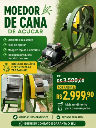 Moedor de Cana de açúcar 
