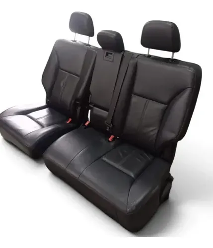 Jogo Banco Couro Preto Traseiro Ford Edge 2010 2011 2012