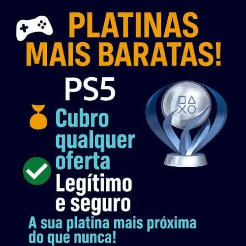 Troféu Platina Para Qualquer Jogo De Playstation 5