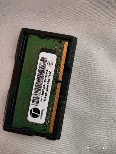 Memória ram notebook.